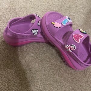 CROCS Sandals with Colorful Charms